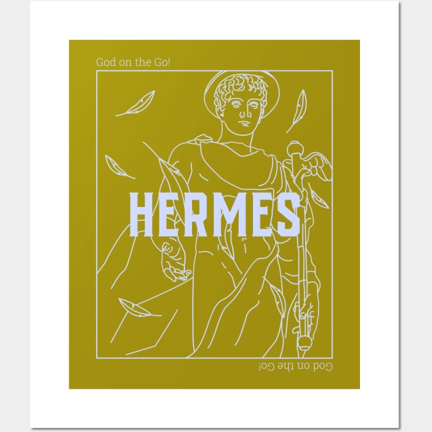 Hermes, Godon the go! Wall Art by Poseidon´s Provisions